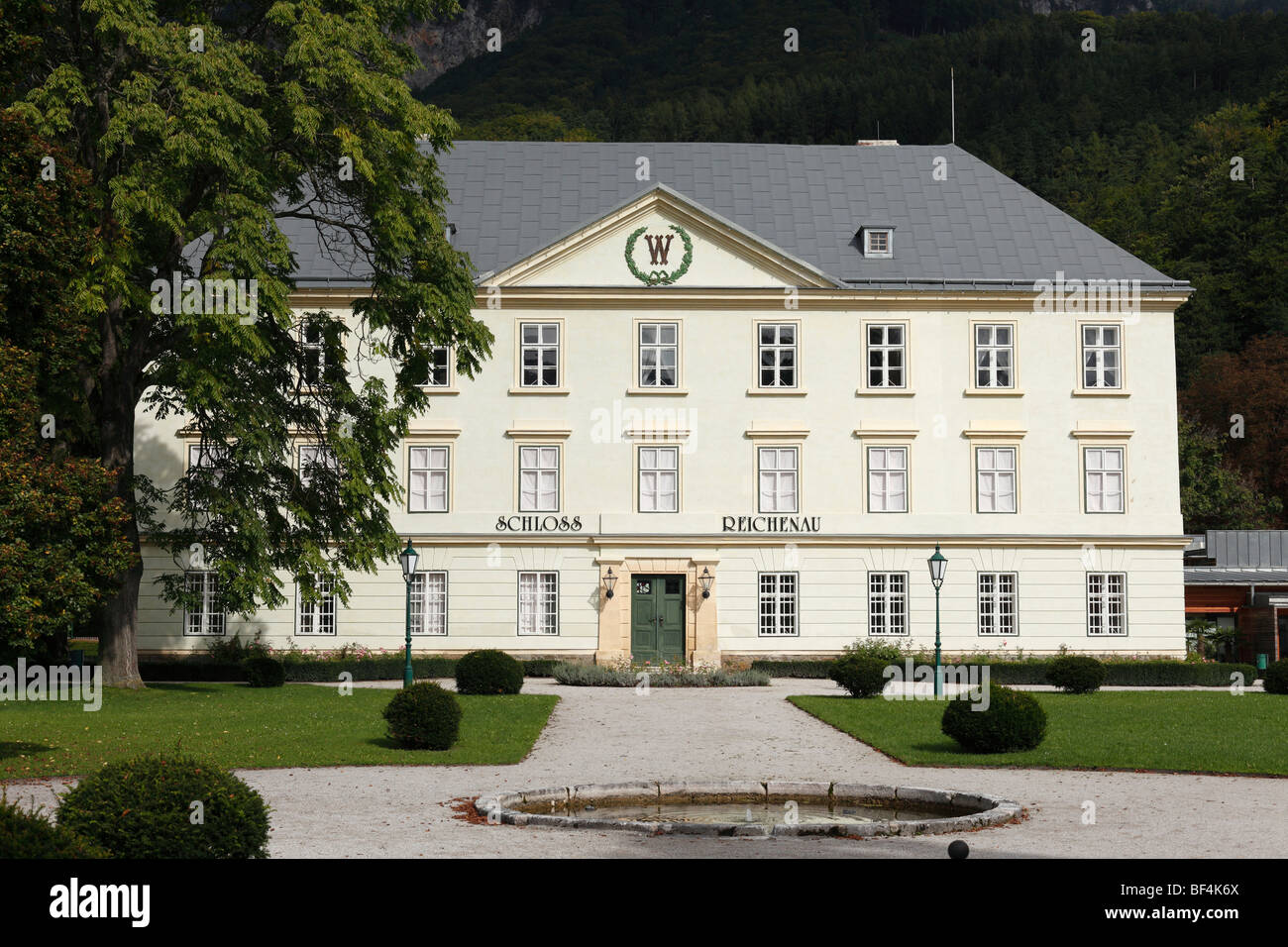 Schloss Rothschild Palace, Reichenau an der Rax, Lower Austria, Austria, Europe Stock Photo