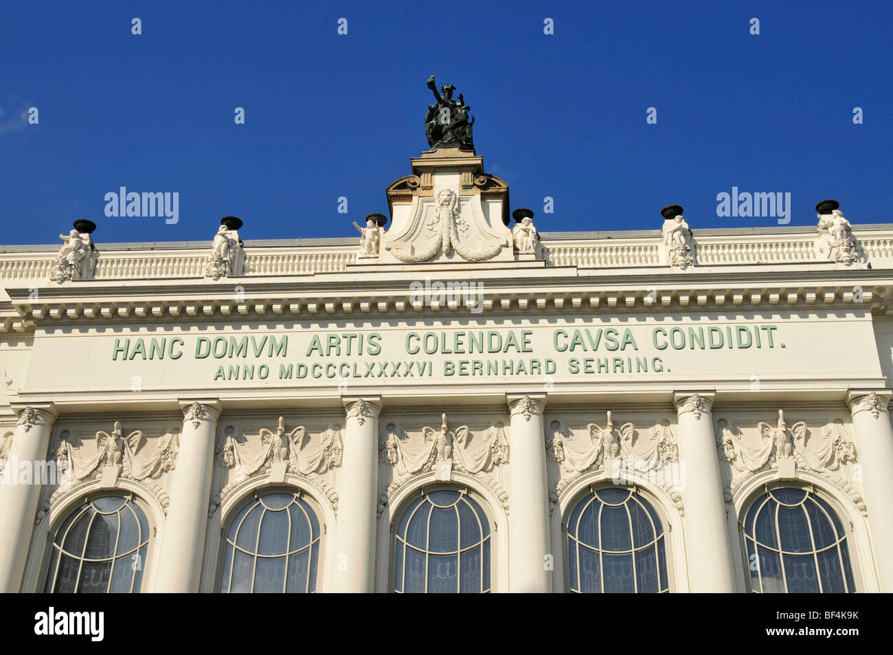 Theater des Westens, Theatre of the West, facade detail, Berlin, Germany, Europe Stock Photo