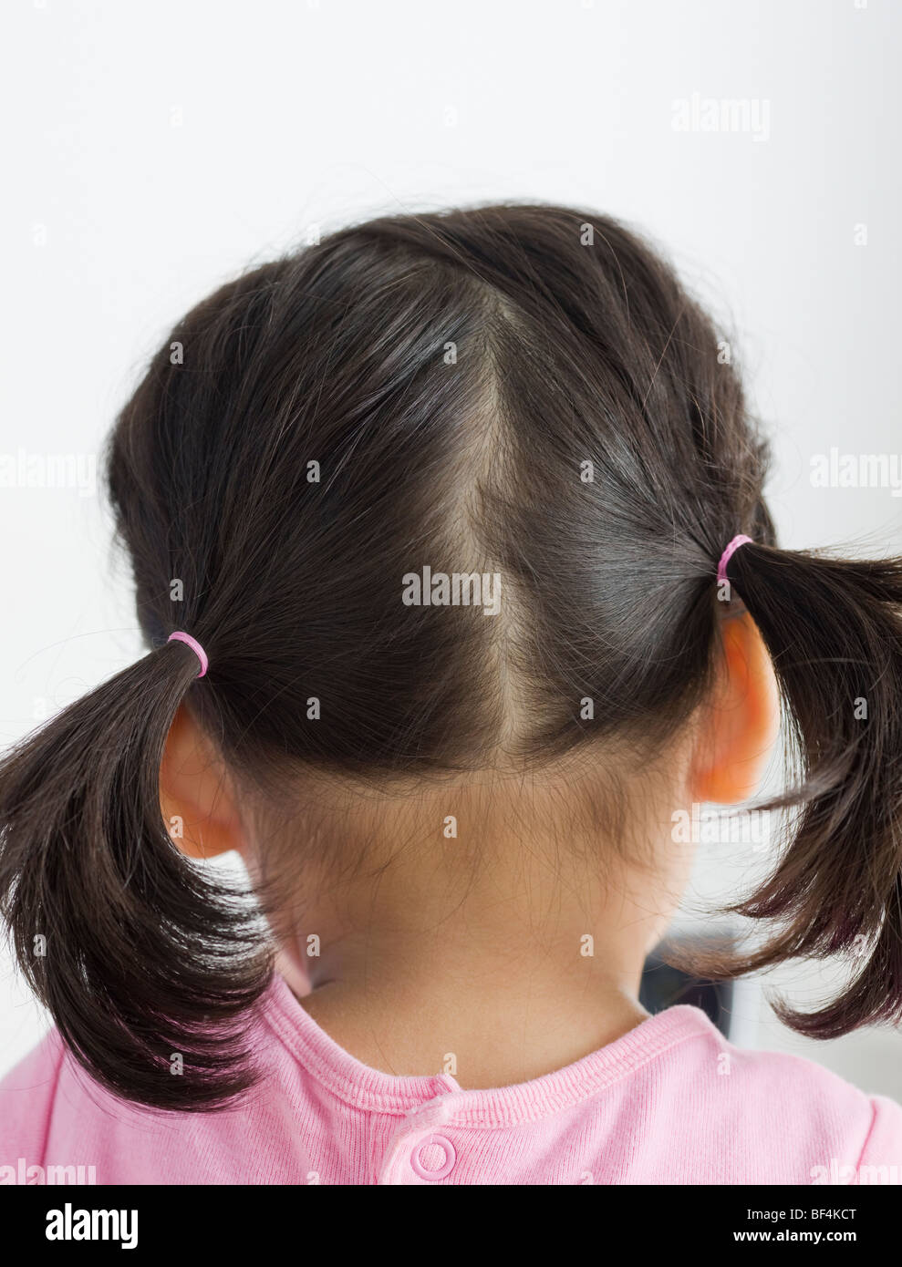 Rear view of girl with pigtails Stock Photo - Alamy Rear view of girl with pigtails Stock Photo - Alamy