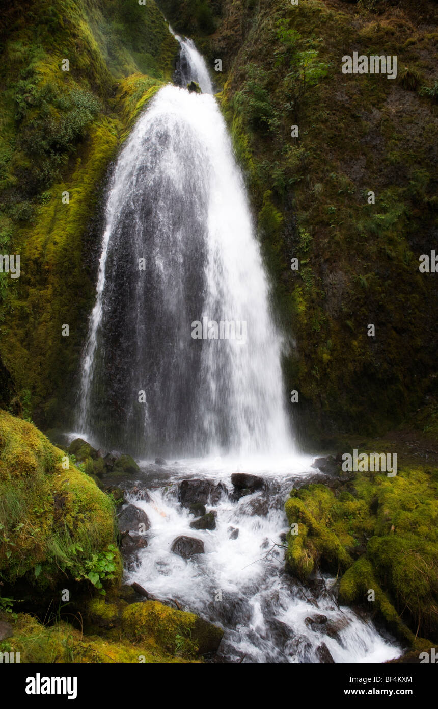 Wahkeena Falls, Portland, Oregon, USA Stock Photo