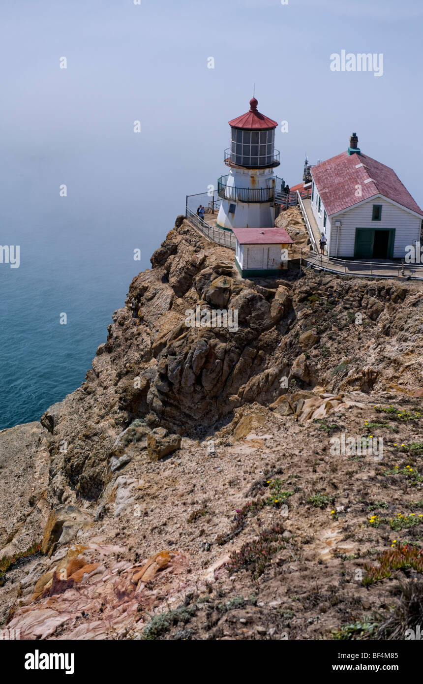 Point Reyes Lighthouse, Point Reyes National Seashore, California, USA Stock Photo