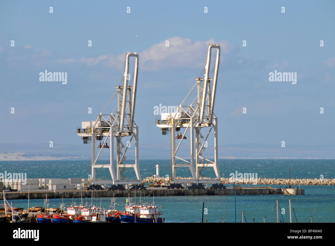 Industrial port, Port Elizabeth, Eastern Cape, South Africa, Africa Stock Photo