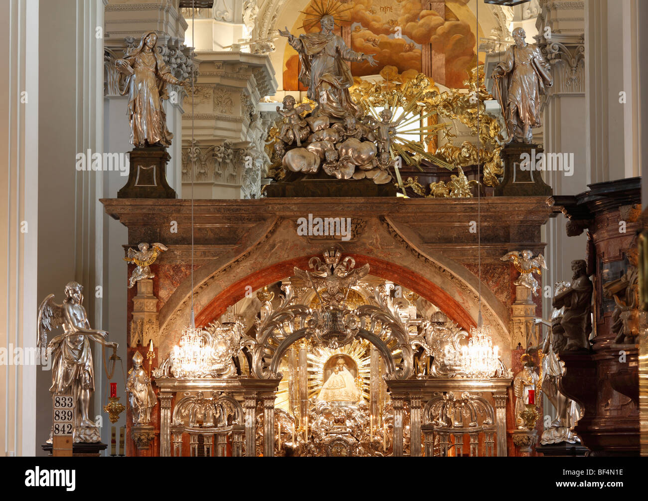 Chapel of Mercy in the pilagrimage church, Basilica of Mariazell, Styria, Austria, Europe Stock Photo