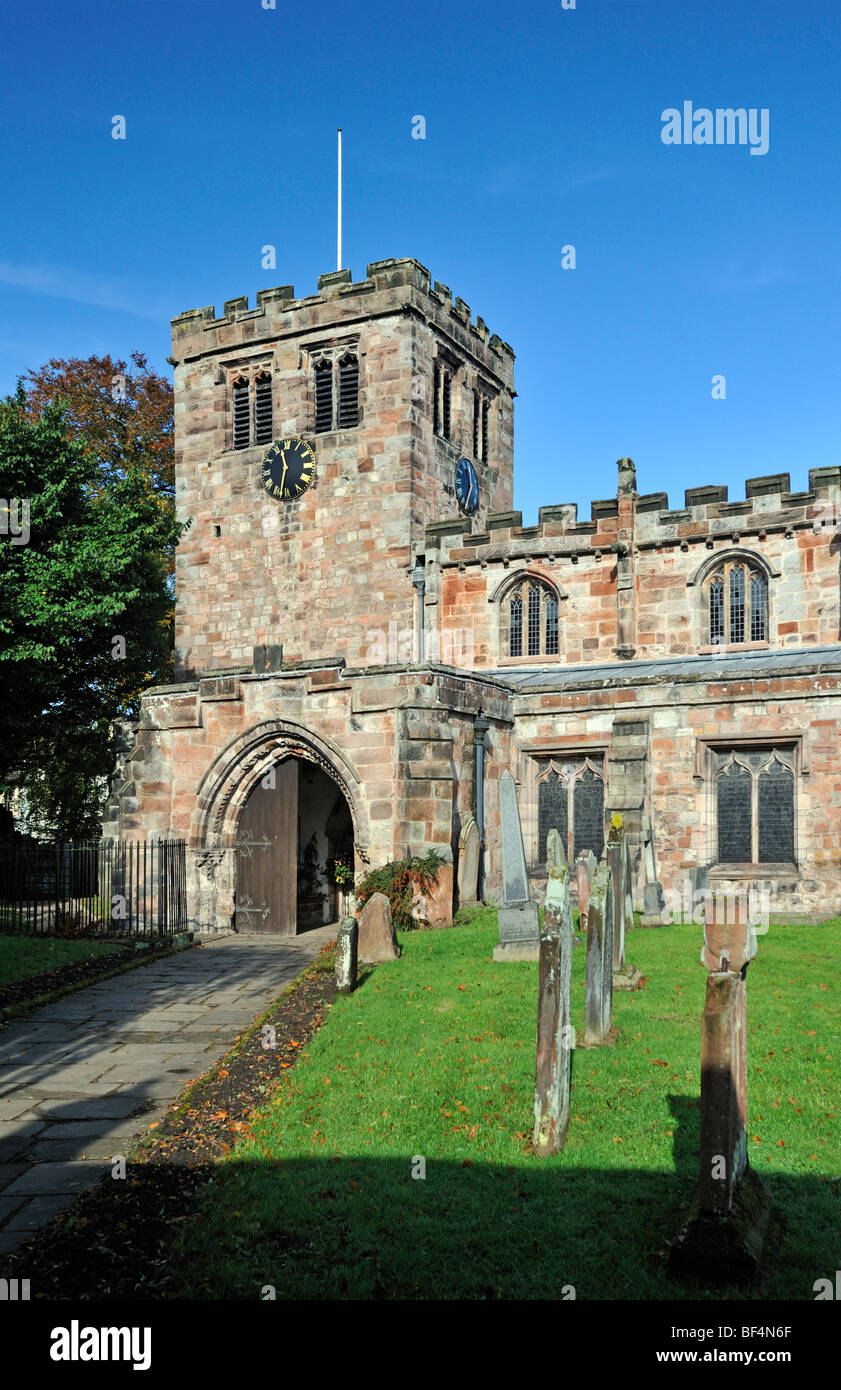 Church of Saint Lawrence , Appleby in Westmorland , Cumbria , England , United Kingdom , Europe . Stock Photo