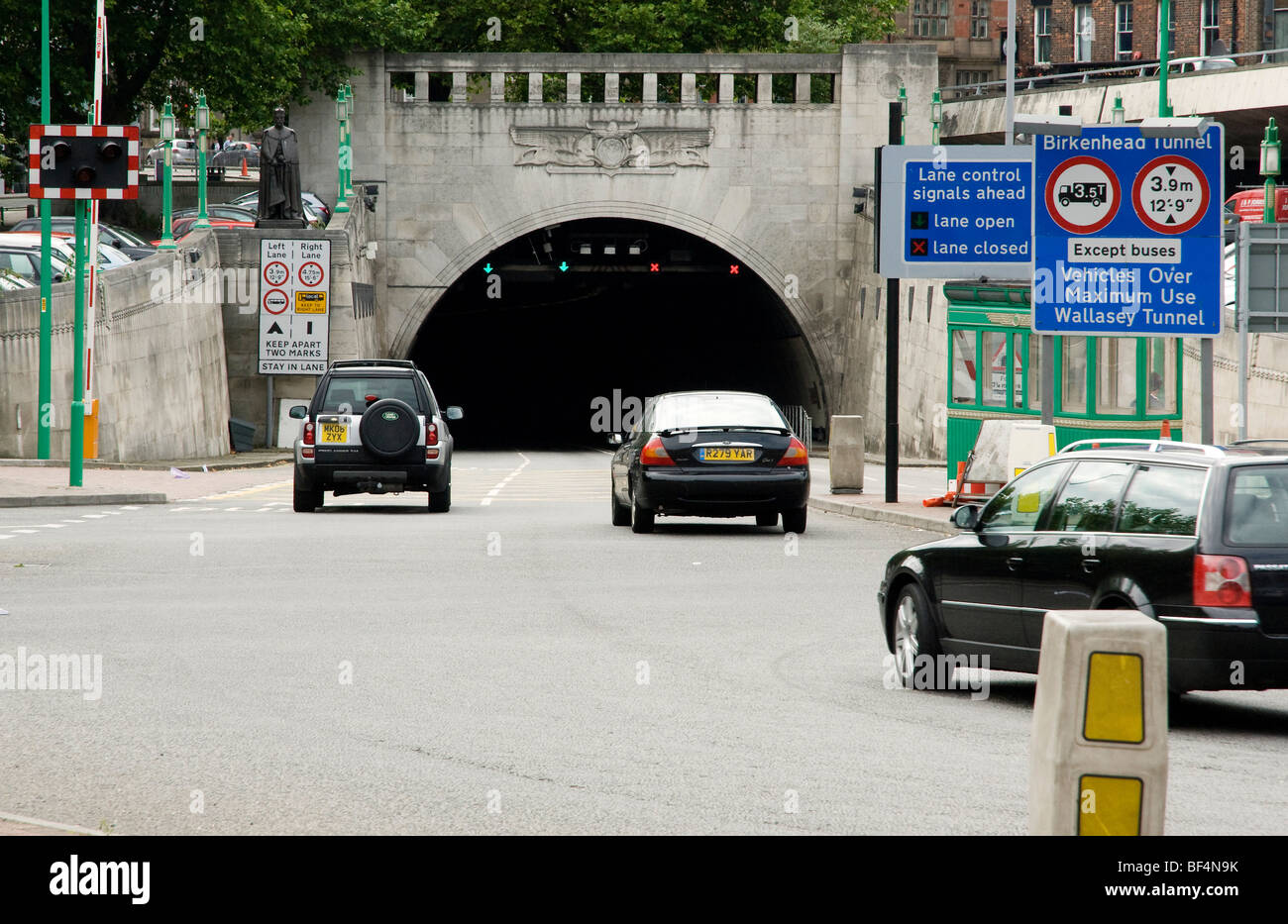 Entrance to Birkenhead Tunnel, Liverpool Stock Photo Alamy