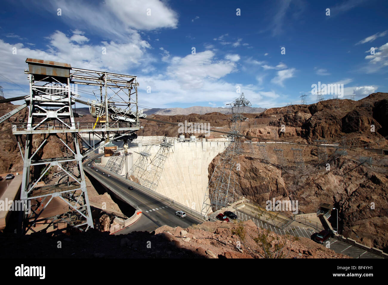 Lake Mead reservoir, Hoover Dam, Nevada, Arizona, USA Stock Photo Alamy