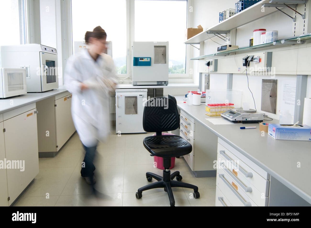 Chemist in a laboratory Stock Photo Alamy