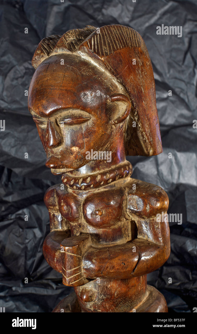 Fang (Gabon) statuette Stock Photo