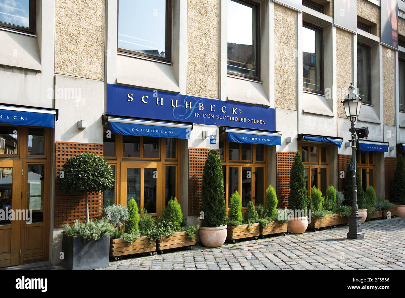 Restaurant Schuhbeck, Munich, Bavaria, Germany, Europe Stock Photo