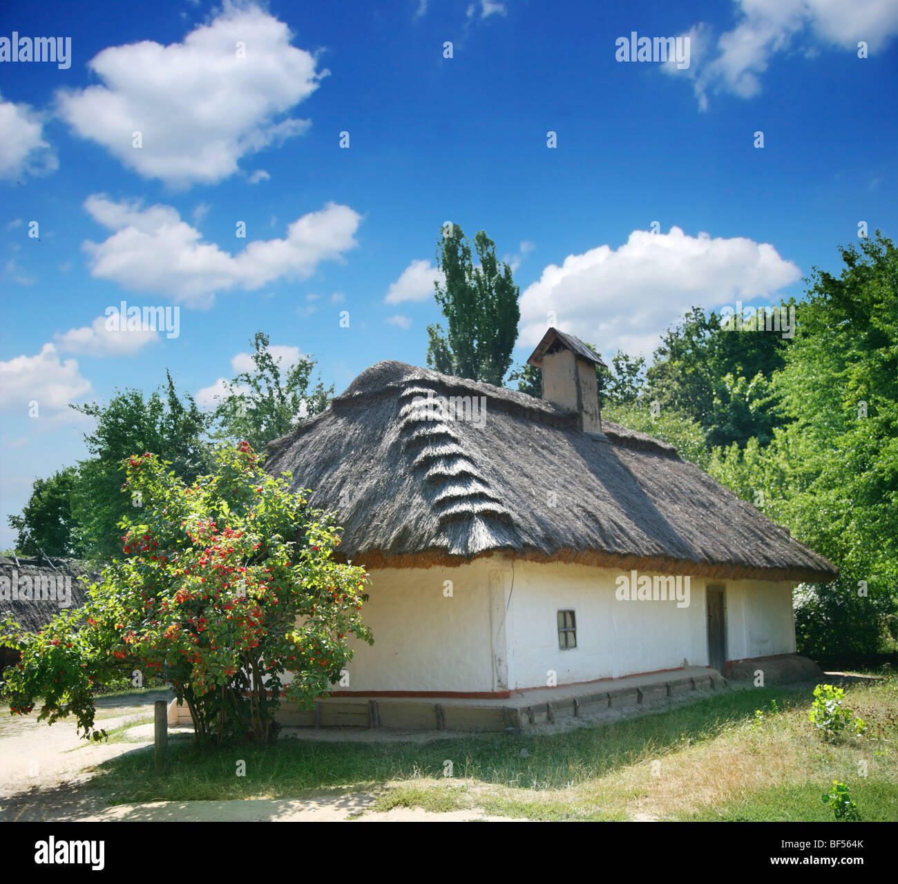 An old cottage in a country Stock Photo