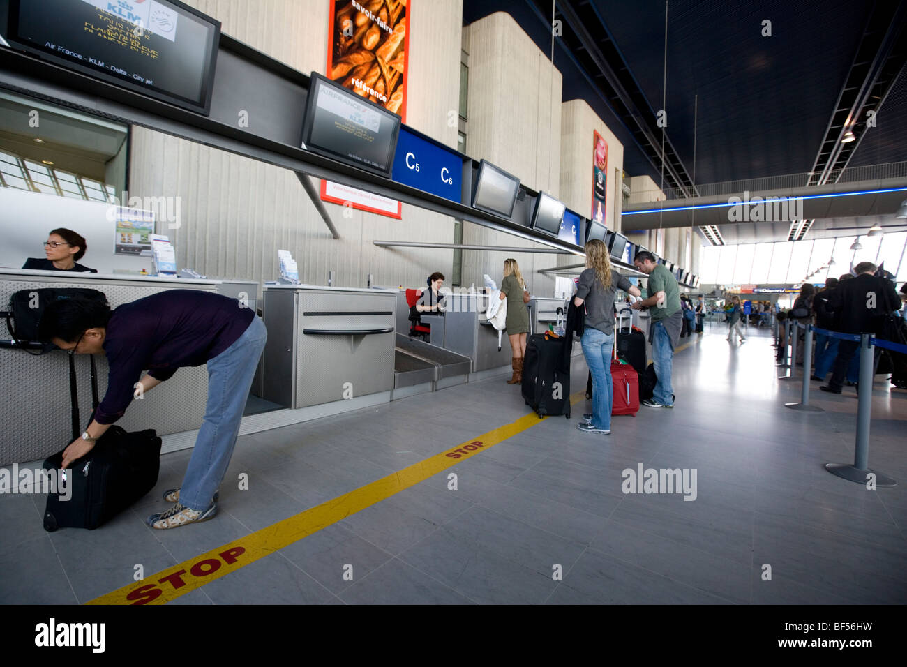 Air France/KLM Checkin desk Nice airport, Côte d’Azur, Southern