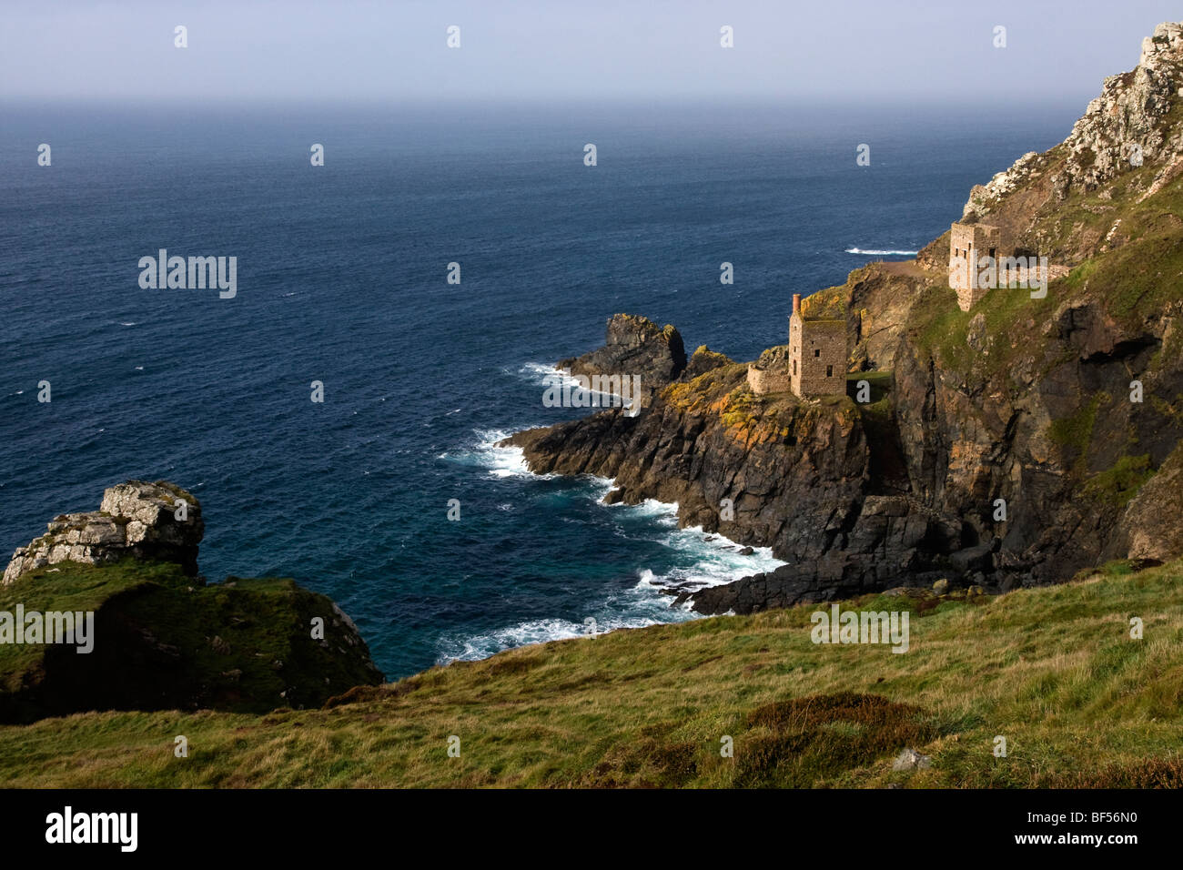 Crowns Mine, St Just coast, Cornwall, UK Stock Photo - Alamy