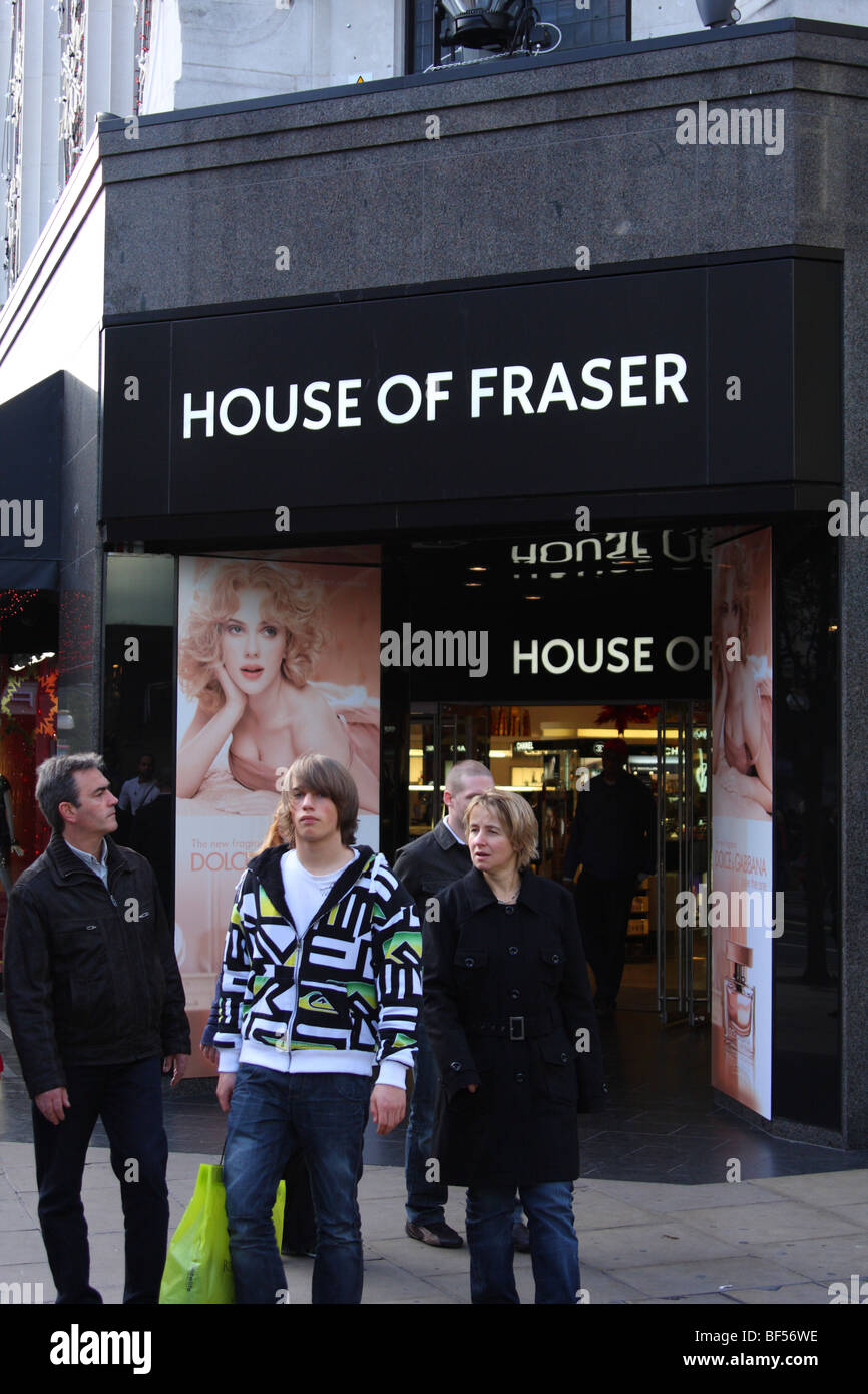 House Of Fraser department store, Oxford Street, London, England, U.K. Stock Photo