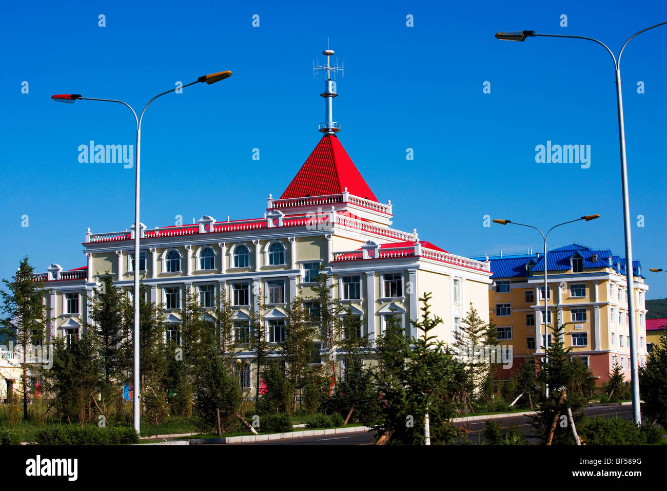 Western style apartments in Arxan City, Hinggan League, Inner Mongolia