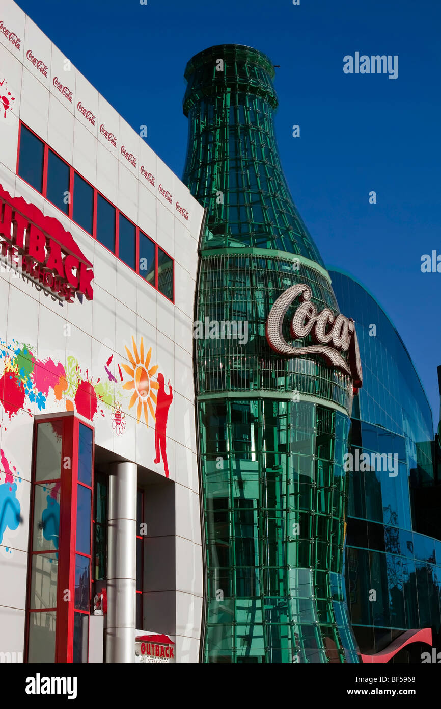 CocaCola store on Las Vegas Blvd, Las Vegas, Nevada, USA Stock Photo