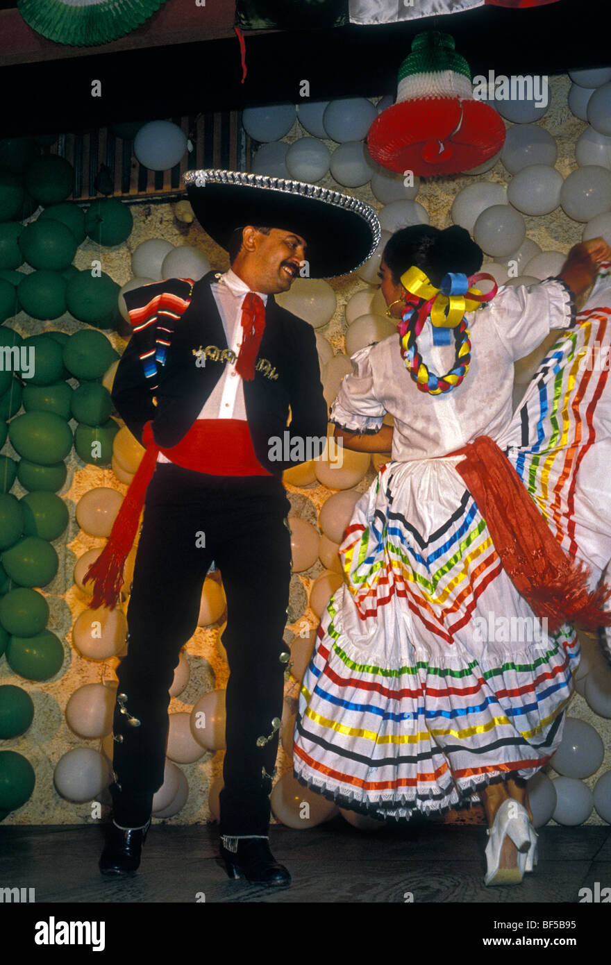 Mexican man, Mexican woman, couple, dancer, dancers, dancing, Mexican Hat  Dance, San Miguel de Cozumel, Cozumel Island, Mexico Stock Photo - Alamy