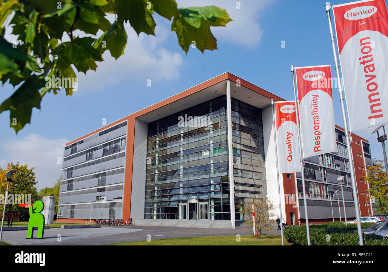 Headquarters of Henkel AG & Co. KGaA in Dusseldorf Holthausen, North  Rhine-Westphalia, Germany, Europe Stock Photo - Alamy