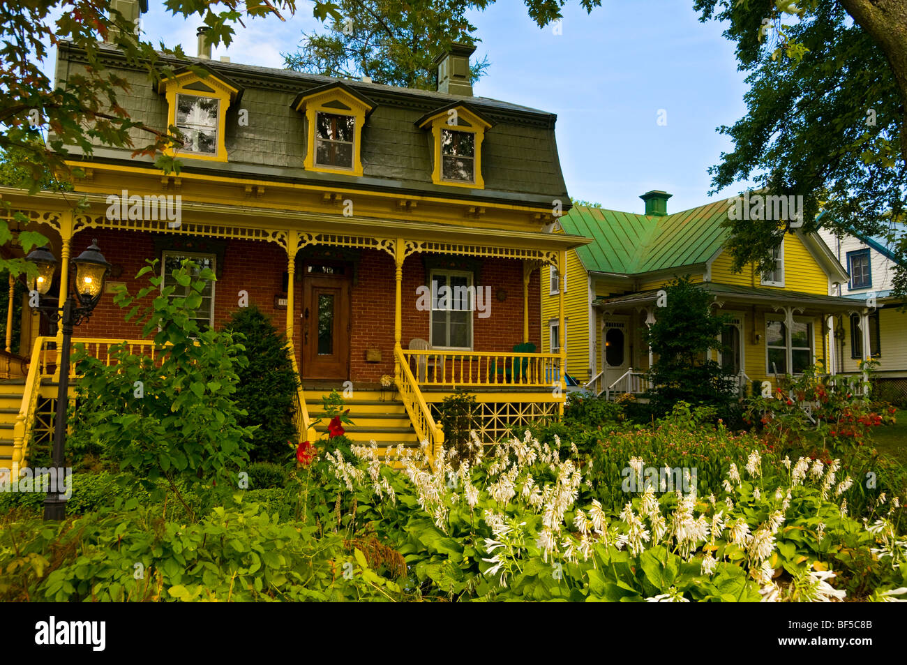 Typical house in the village of St Antoine sur Richelieu , listed in