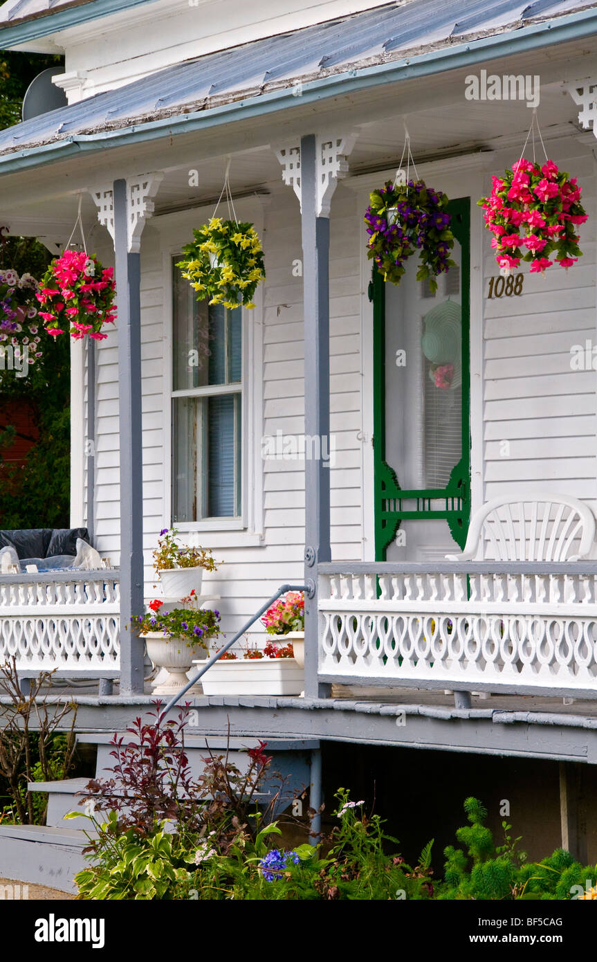 Typical house in the village of St Antoine sur Richelieu, listed in the repertory of the most Typical house in the village of St Antoine sur Richelieu, listed in the repertory of the most