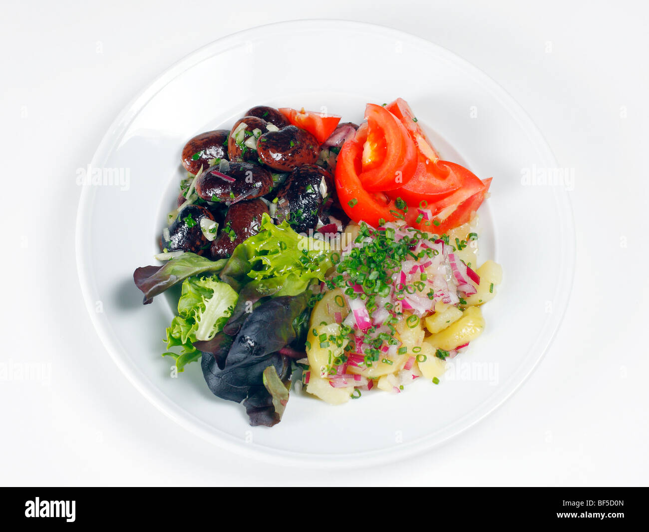 Mixed salad Stock Photo