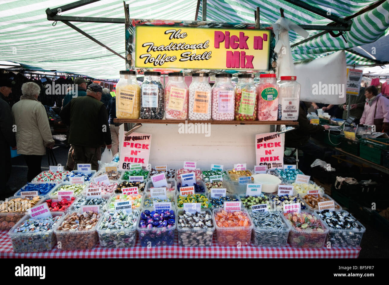 'Pick n Mix' Sweet stall Stock Photo