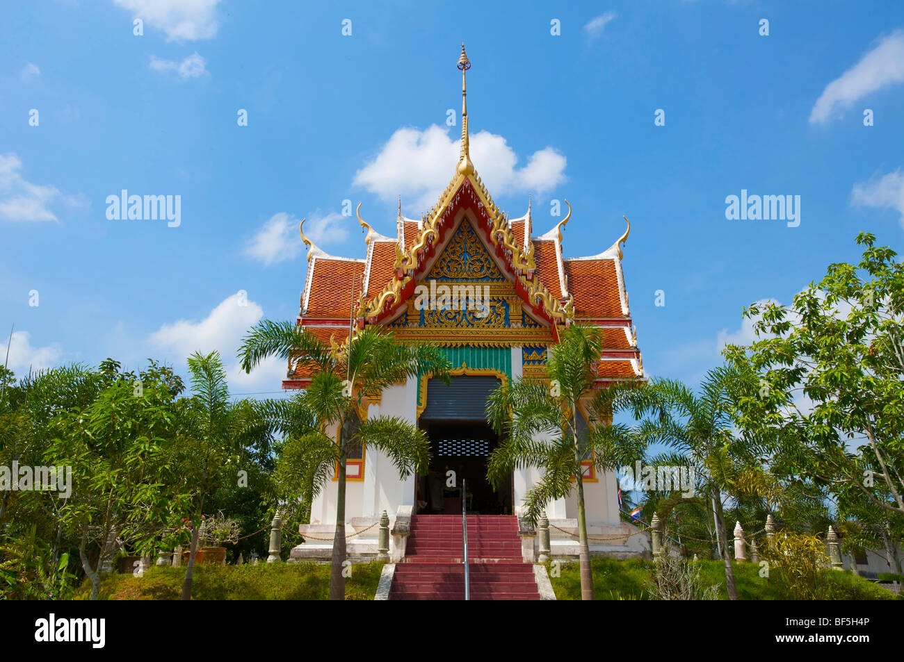 Wat Phra Tong Temple in Thalang, Phuket Island, Thailand, Asia Stock