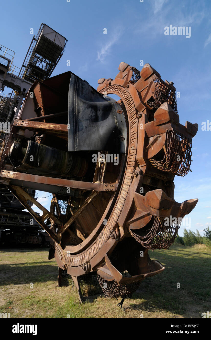 Big Wheel bucket-wheel excavator, Ferropolis, City of Iron, Saxony-Anhalt, Germany, Europe Stock Photo