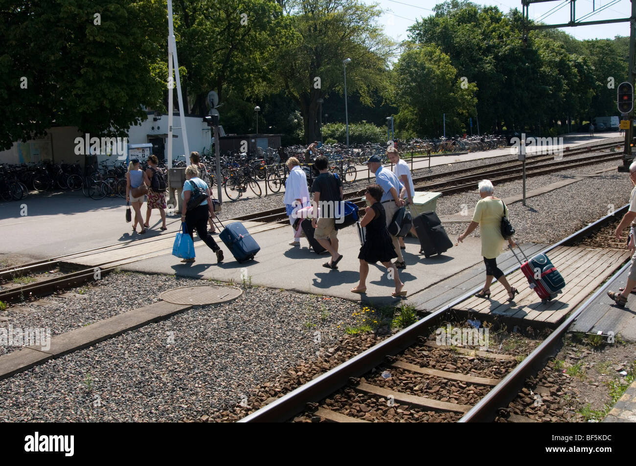 Crossing train tracks hi-res stock photography and images - Alamy