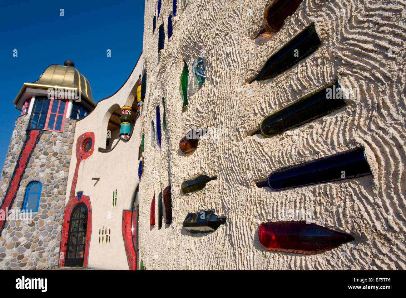Hundertwasser-Markthalle, Market Hall, Altenrhein, Lake Constance, Canton St Gallen, Switzerland Stock Photo