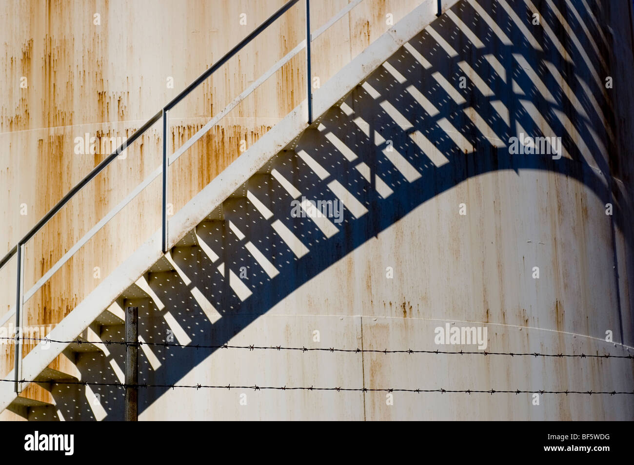 The side of a storage tank in Kingston, NY Stock Photo Alamy