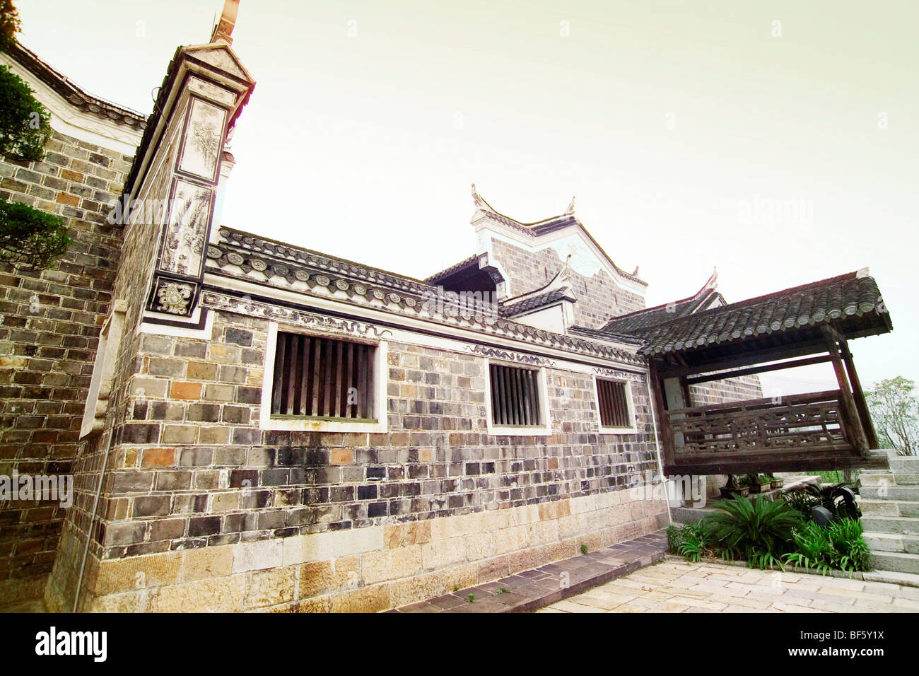 Wang Family Ancestral Hall, Yichang City, Hubei, China Stock Photo