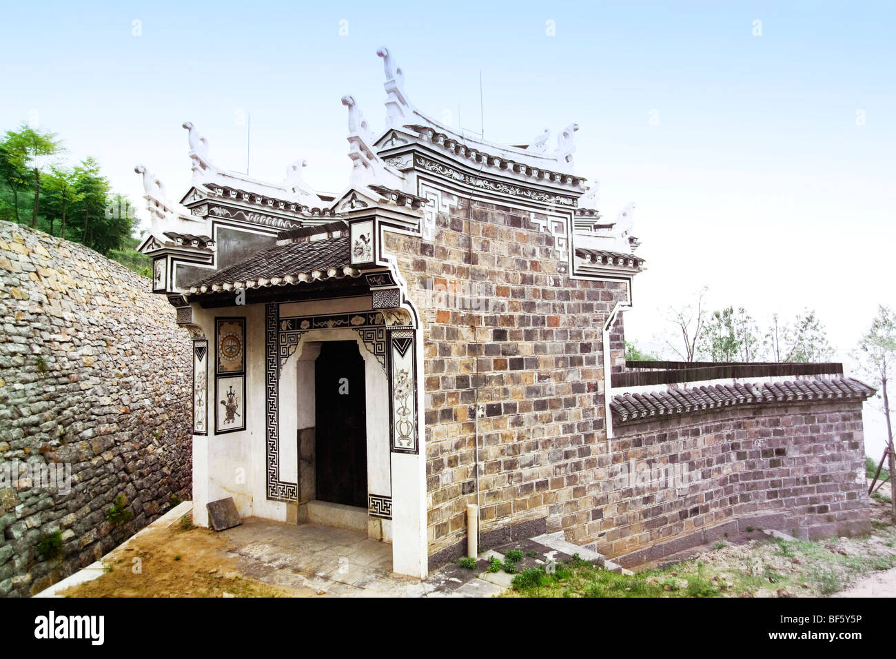 Wang Family Ancestral Hall, Yichang City, Hubei, China Stock Photo