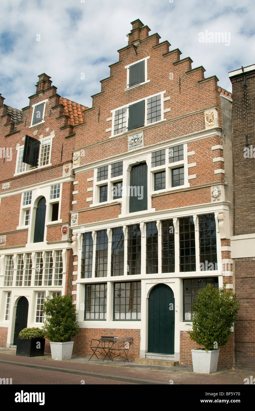 Hoorn netherlands holland historic port city House Stock Photo