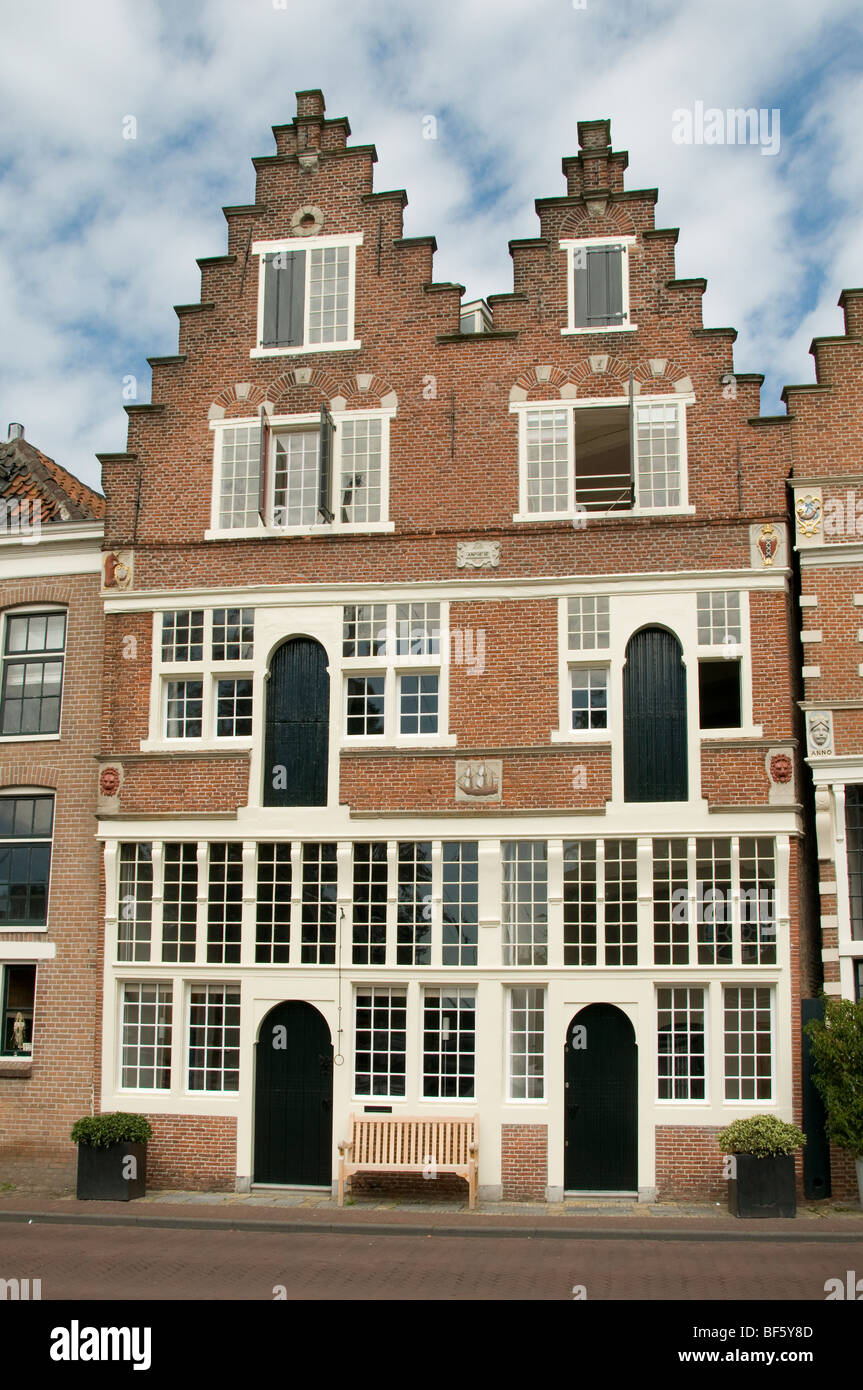Hoorn netherlands holland historic port city House Stock Photo