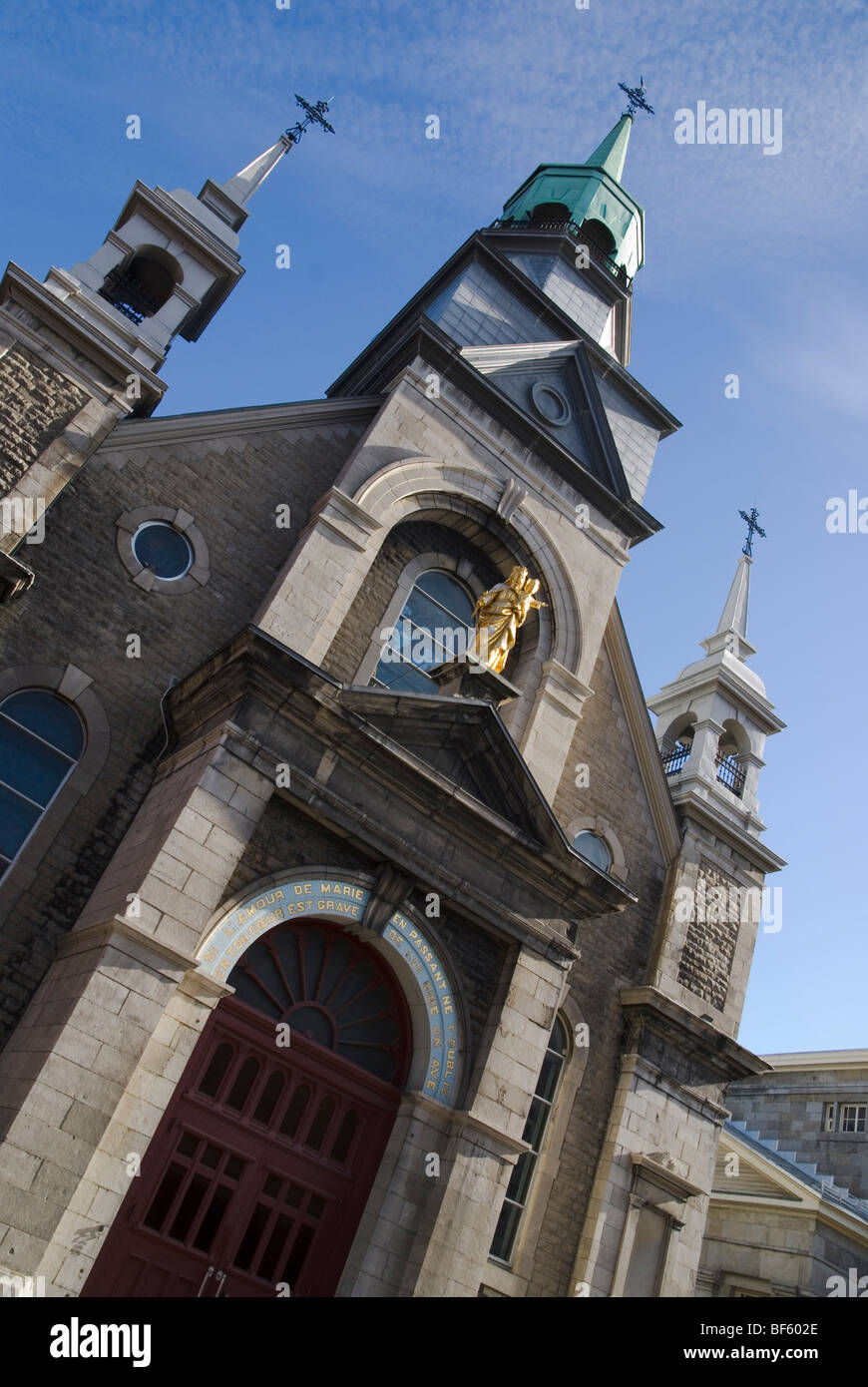 The NotreDamedeBonsecours Chapel in Old Montreal