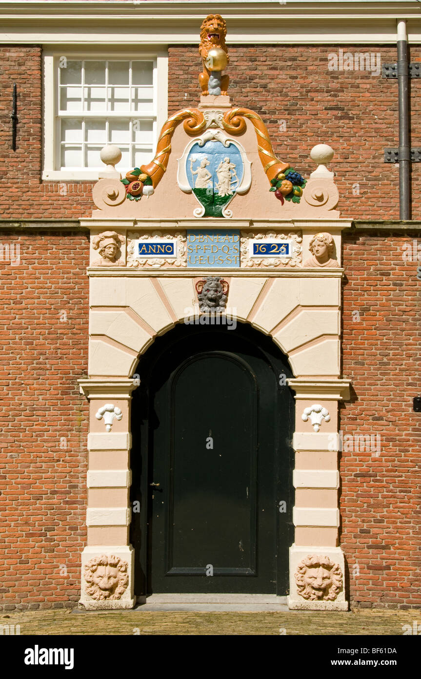 Hoorn Netherlands historic monument house city Stock Photo