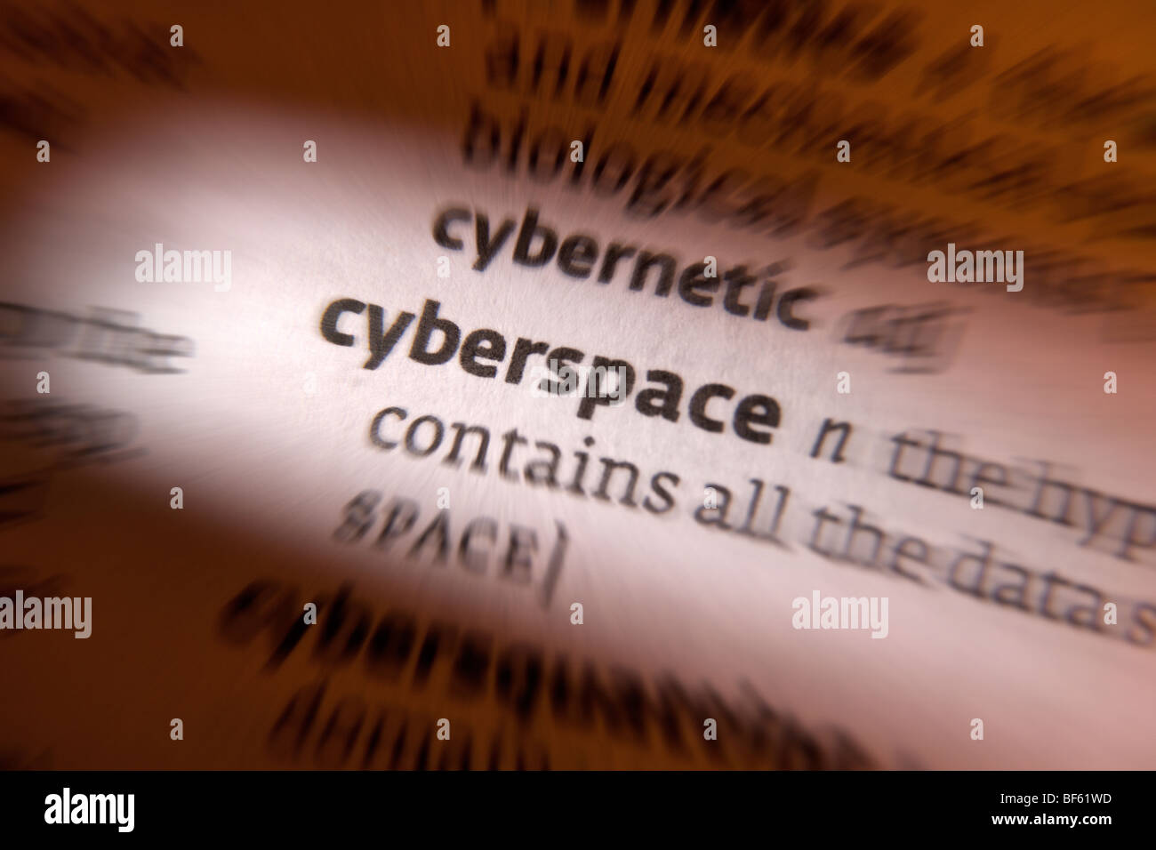 Concept - Cyberspace Stock Photo