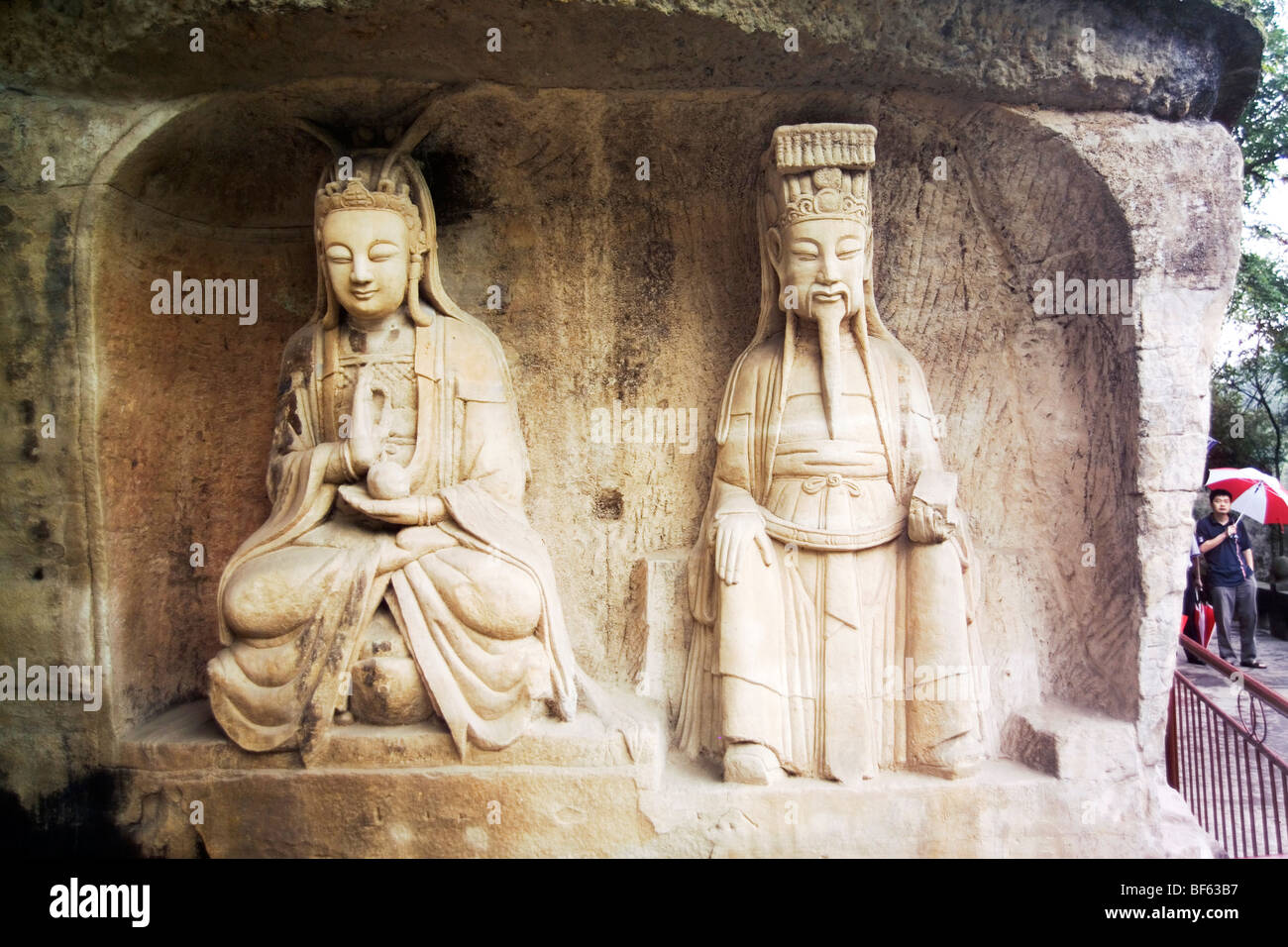 Exquisite carving of Buddha, Dazu Grotto, Baoding Hill, Chongqing ...