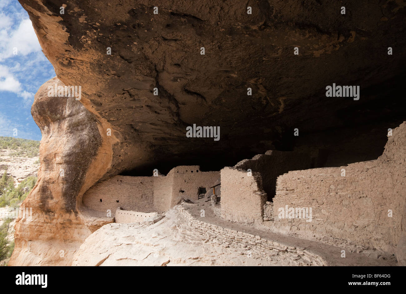 Gila Cliff Dwellings in New Mexico USA Stock Photo Alamy