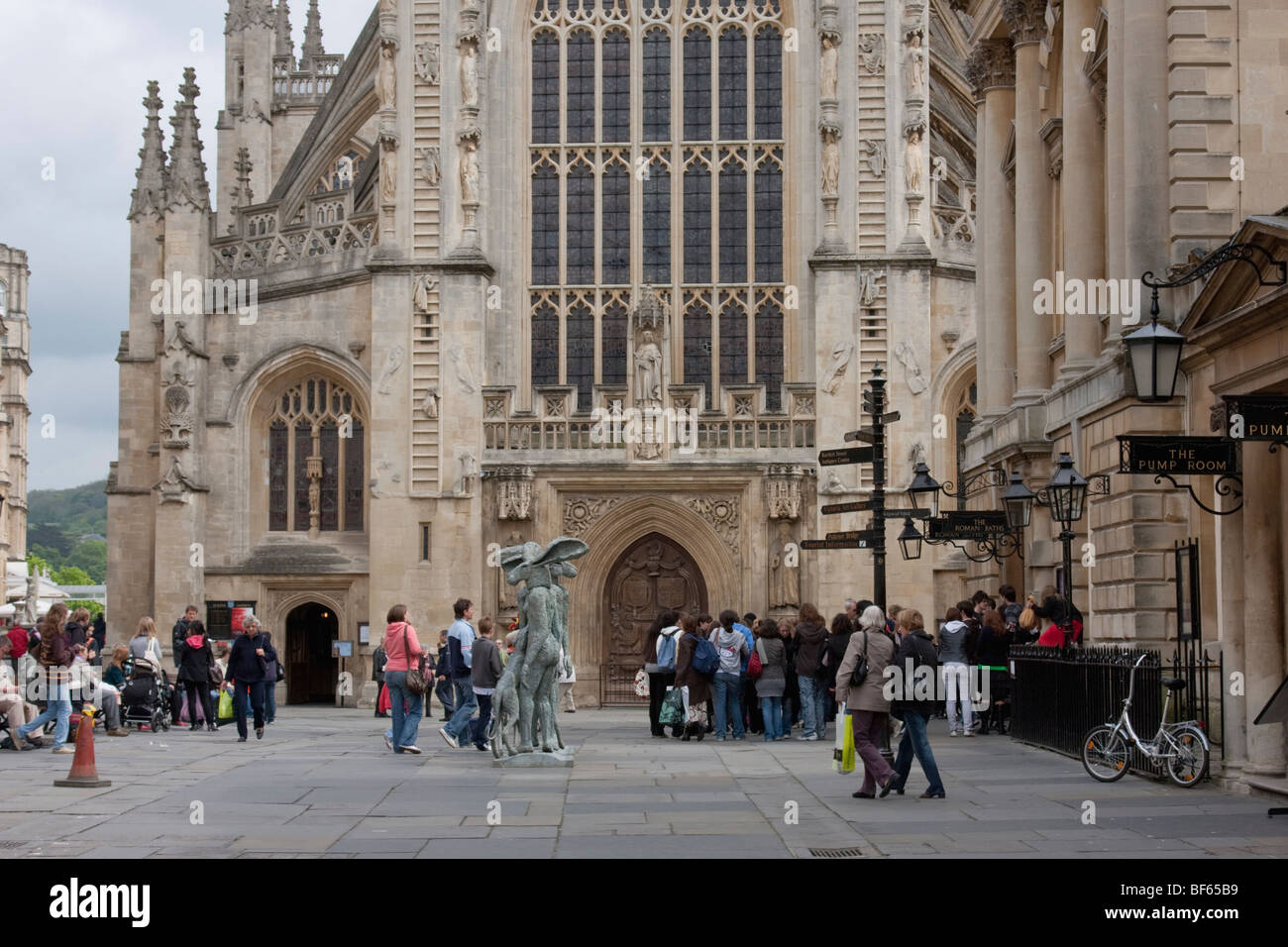 Bath Abbey, England Stock Photo Alamy