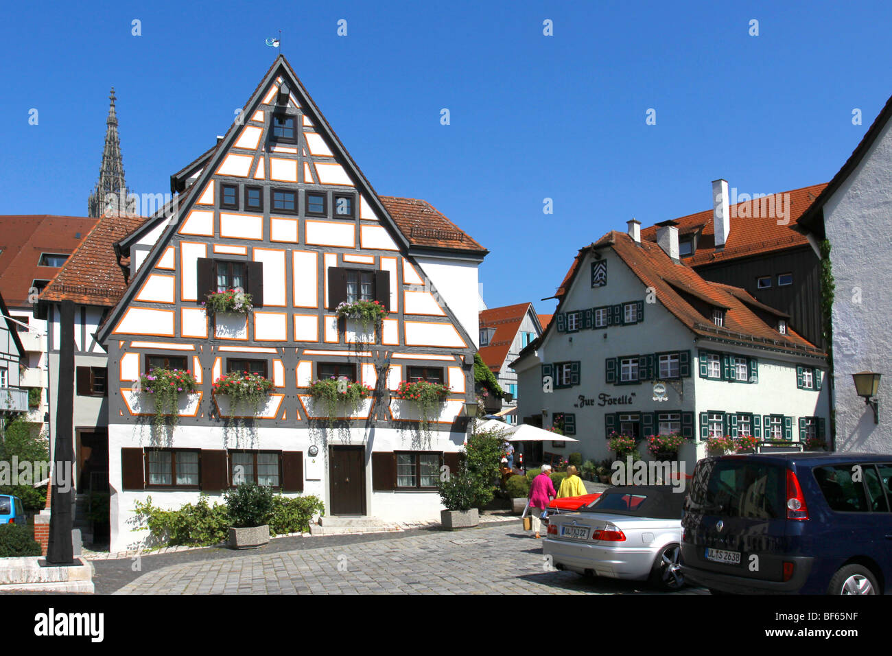 Deutschland, Ulmer Altstadt, Germany Old Town of Ulm, Setra Museum Stock Photo