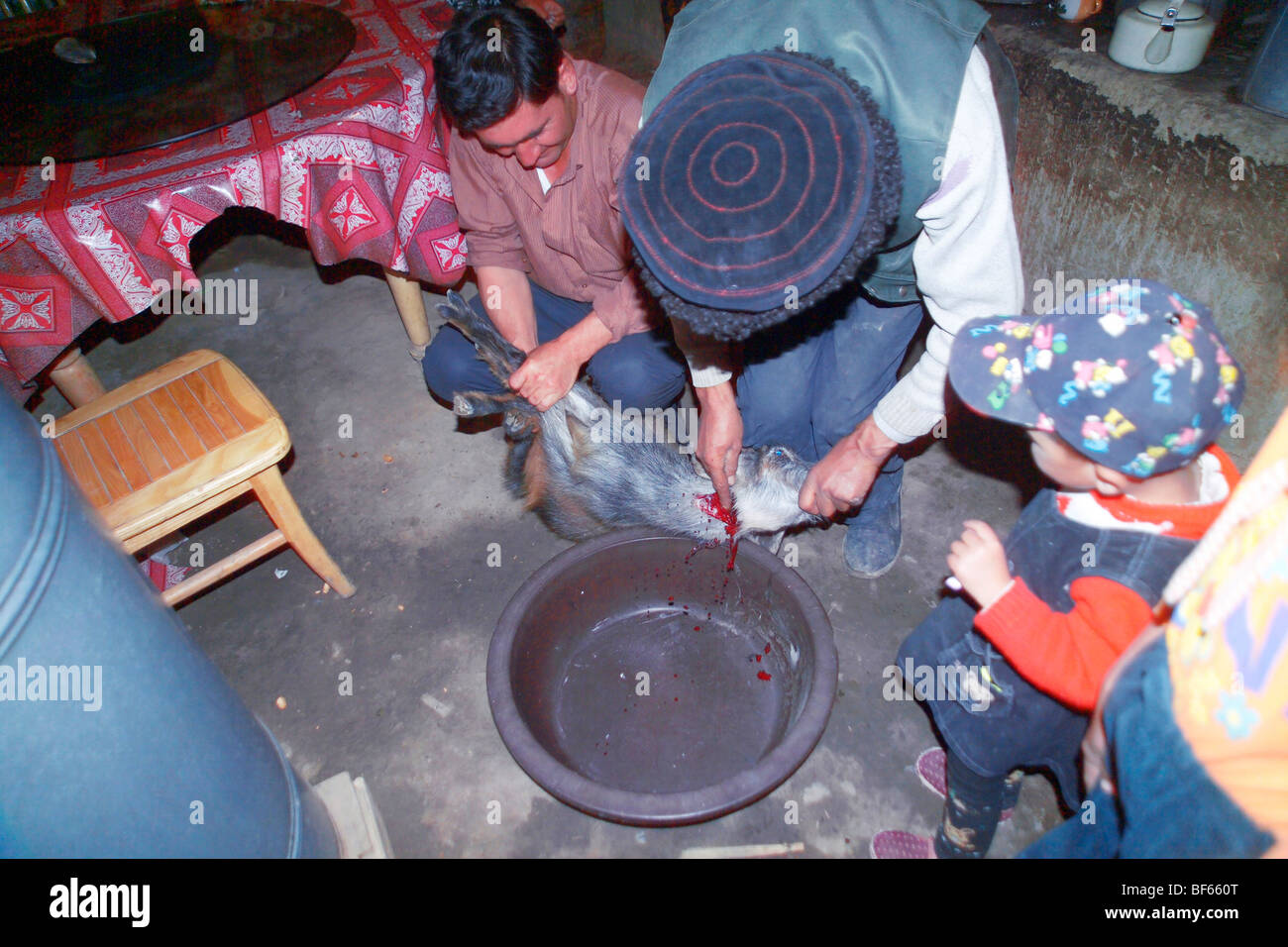 Kashgar tradicional sombreros Doppa uigur en varios colores para niñas en  una tienda de ropa Fotografía de stock - Alamy