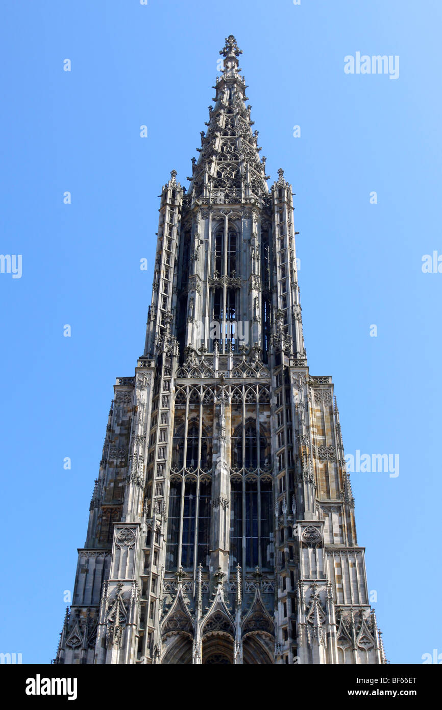 Deutschland Ulmer Muenster, Germany Ulm Minster Stock Photo