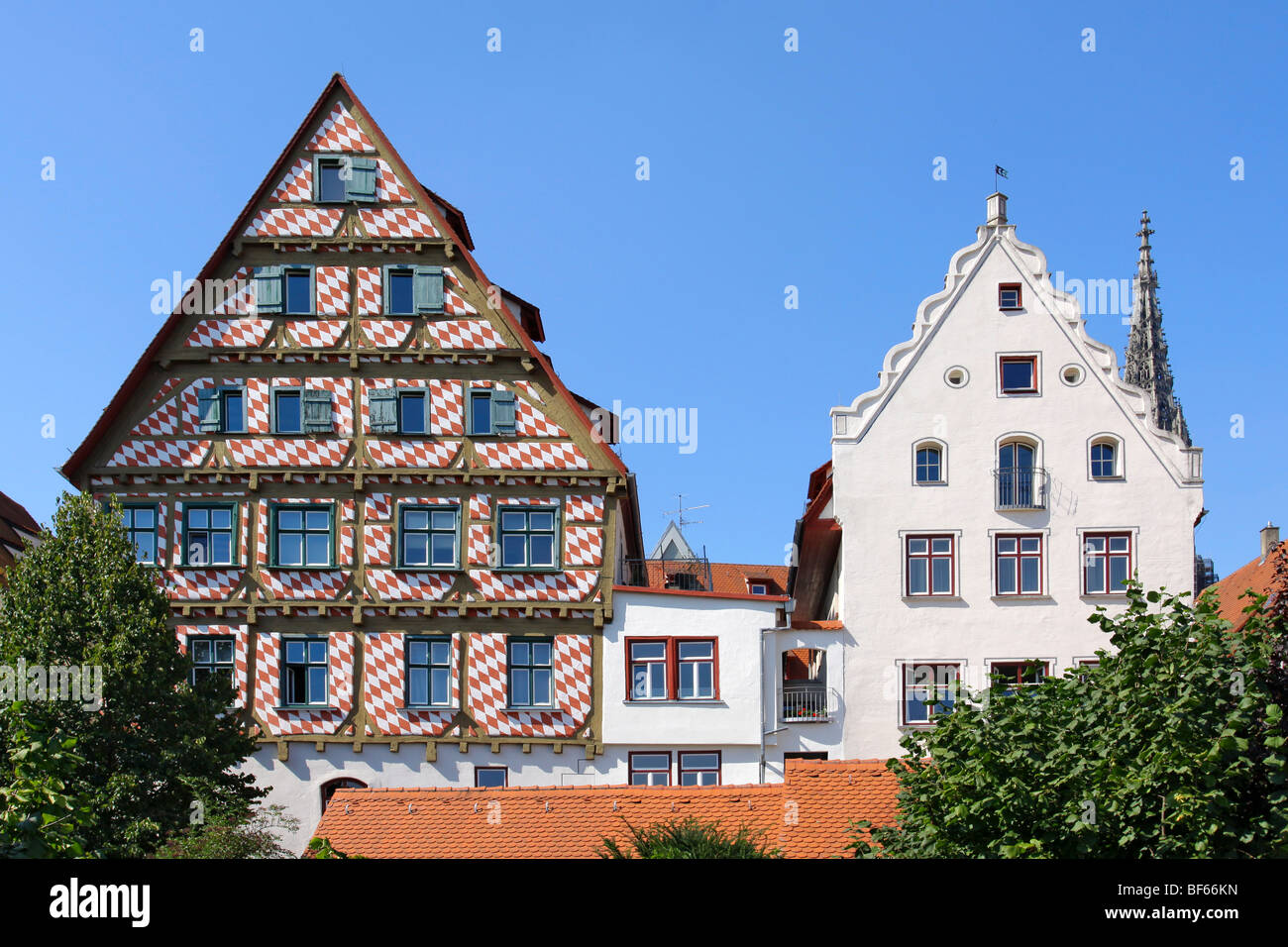 Deutschland, Ulmer Altstadt, Germany, Old Town of Ulm Stock Photo