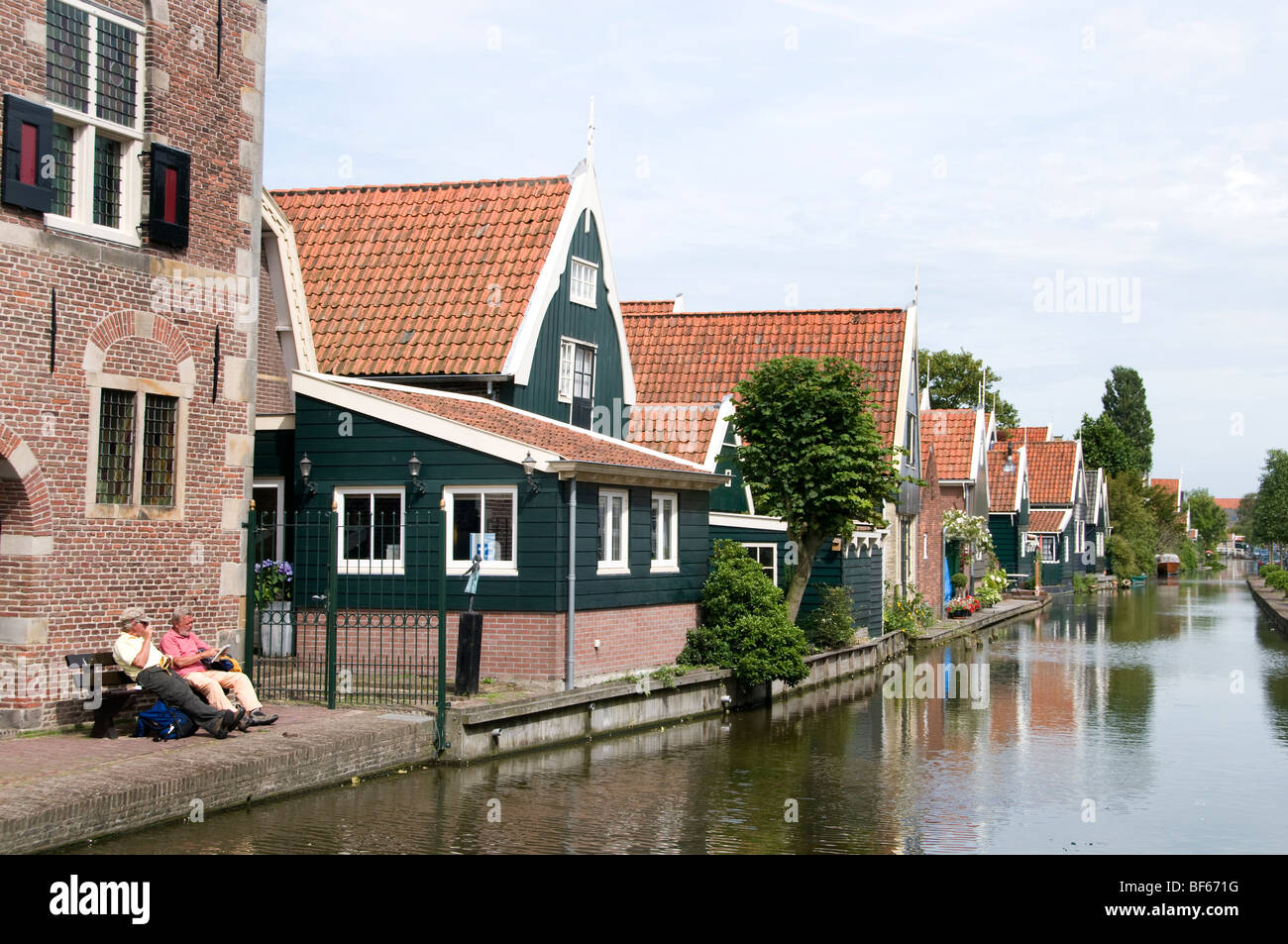De Rijp Historic City Town  Netherlands Holland Stock Photo