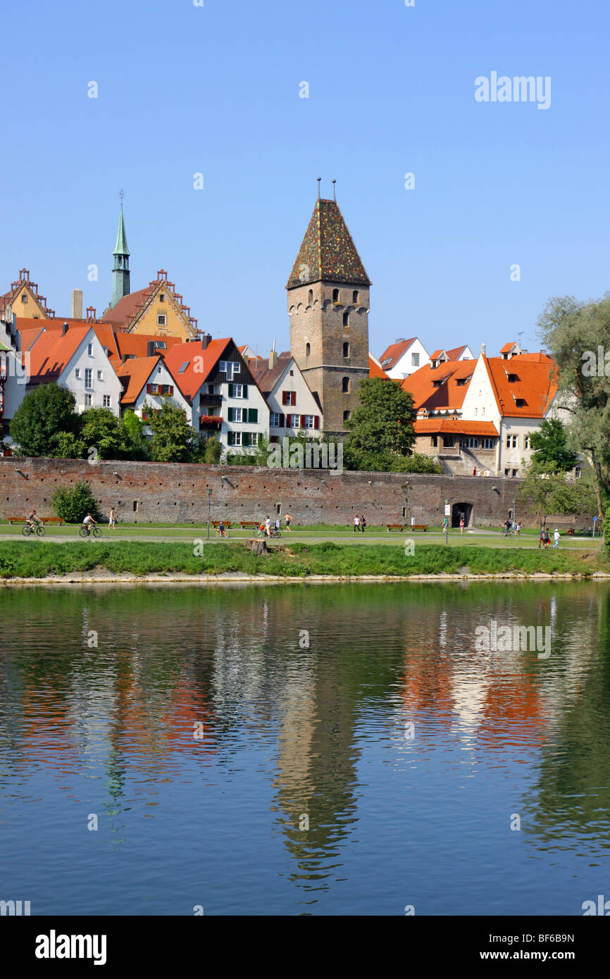 Deutschland, Stadtansicht von Ulm an der Donau, Germany Cityscape of Ulm at the Danube Stock Photo