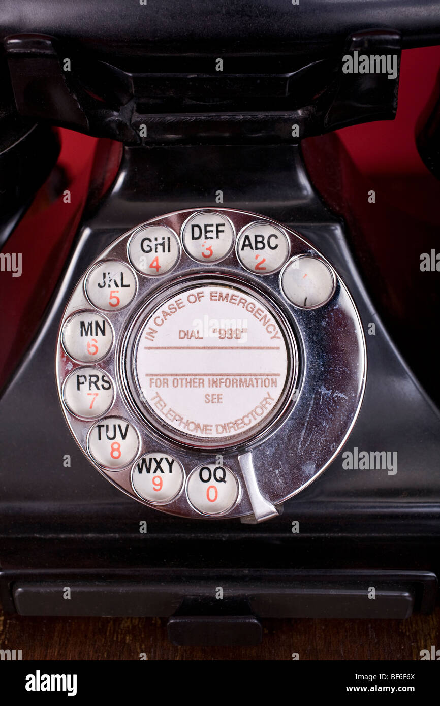1940s Bakelite telephone Stock Photo Alamy