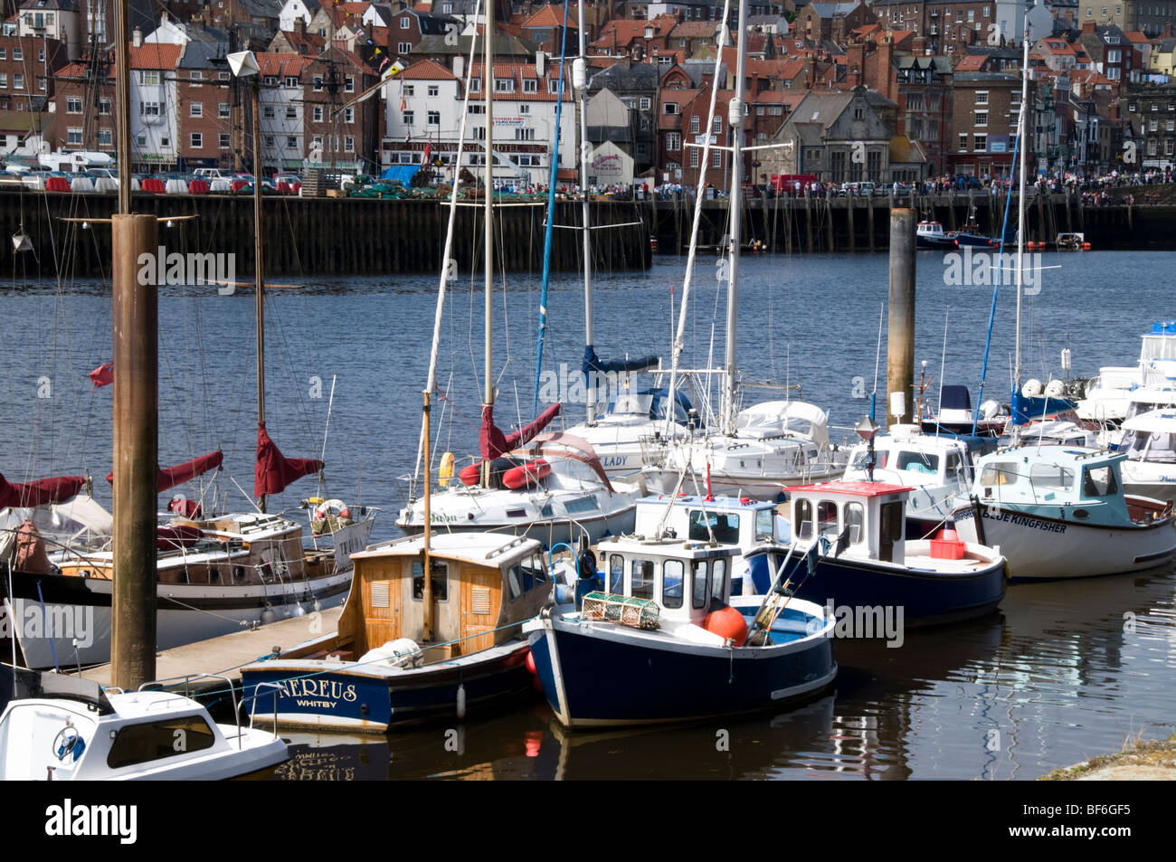 Whitby Harbour, North Yorkshire, UK Stock Photo - Alamy