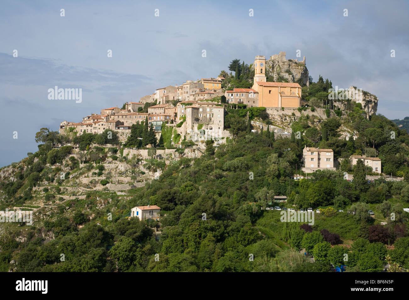 Eze-Village, Mountain Village, Near Monaco,Cote D Azur, Provence Stock ...