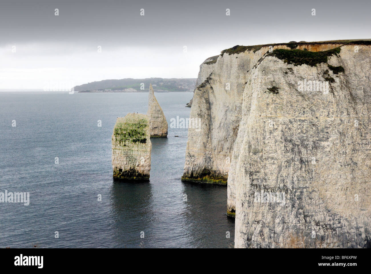Old Harry Cliffs Dorset Stock Photo